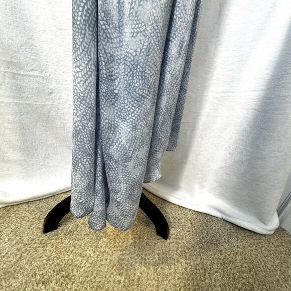 New Michael Kors V-Neck Midi Kaftan Chambray Dress Size S/M MISSING Chain Belt - Picture 6 of 16